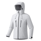 JNLN Women Men Waterproof Jacket Hiking Camping Trekking Windbreaker Unisex Outdoor Sporty Rain Coat Hooded Climbing Clothes