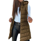 2025 Autumn Winter Women Parka Down Cotton Jackets Casual Thick Warm Hooded Coat Zippers Loose Female Outwear Jacket parkas