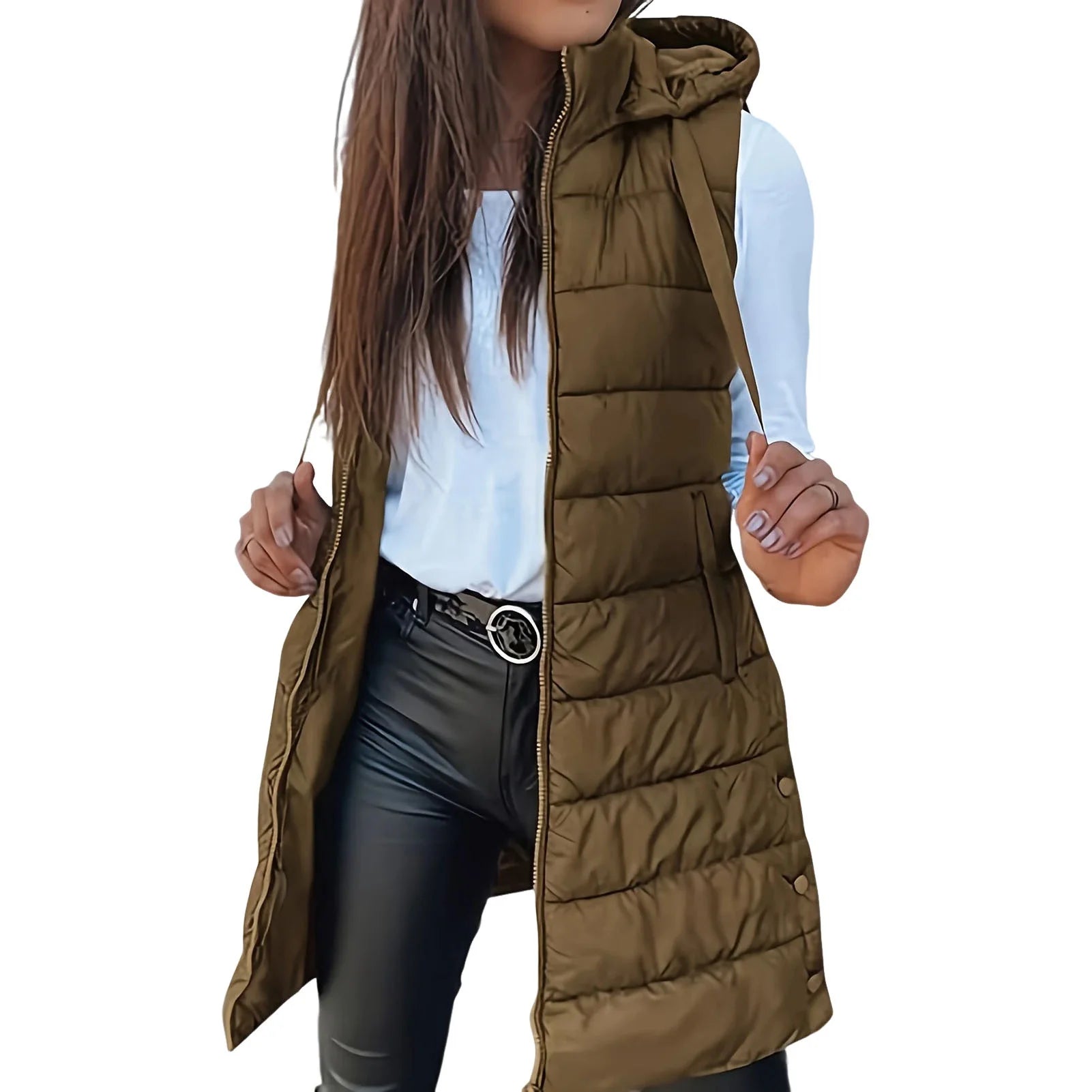 2025 Autumn Winter Women Parka Down Cotton Jackets Casual Thick Warm Hooded Coat Zippers Loose Female Outwear Jacket parkas